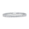 S925 Silver Moissanite Tennis Bracelet Bangle for Women New Men's and Women's Silver Gold-plated Cross-border Hot-selling Bracelet In Stock