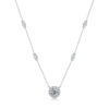 S925 Silver Necklace Moissanite Starry Pendant Fashion Clavicle Chain Accessories Gift Source Wholesale