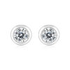 Moissanite perception bubble stud earrings S925 silver simple earrings silver jewelry source wholesale in stock