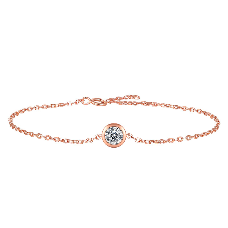 Bracelet S925 Silver Perception Bubble Bracelet Inlaid with Moissanite Elegant Gift Jewelry Live Broadcast In-stock Available for Dropshipping