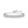 Simple 925 Silver Amazon Hot Selling Tennis Bracelet for Women High-end Luxury European and American Moissanite Bracelet