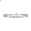 European and American cross-border stackable bracelet bangle for women 925 silver plated with 18K gold design luxury moissanite tennis bracelet