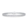 High-end Light Luxury Christmas Bracelet 925 Silver European and American INS Style Moissanite Bracelet In Stock for Dropshipping