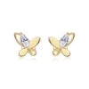 Charming cute personality style earrings with a sense of luxury and elegance, simple style flower 925 silver moissanite stud earrings wholesale