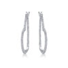 Cross-border S925 Silver Earrings Moissanite New Hoop Temu Amazon Hot Selling Earrings In Stock Wholesale