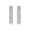 S925 Silver Earrings Moissanite New Hoop Temu Cross-border Hot-selling Earrings Wholesale