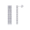 S925 Silver Earrings Moissanite New Hoop Temu Cross-border Hot-selling Earrings Wholesale