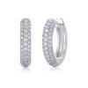 New Cross-Border S925 Silver Corner Starlight Earrings Moissanite Hoop Live Temu Hot Selling Earrings Wholesale