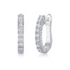 S925 Silver Modern Guide Earrings Moissanite New Hoop Live Broadcast Cross-border Hot-selling Earrings Wholesale in Stock