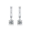 S925 silver earrings Moissanite raindrop earrings new long style live hot-selling earrings in stock source wholesale