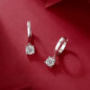 S925 silver earrings Moissanite raindrop earrings new long style live hot-selling earrings in stock source wholesale