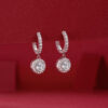 S925 silver Moissanite Youthful Earrings new long earrings live broadcast hot-selling jewelry in stock wholesale