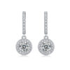 S925 silver Moissanite Youthful Earrings new long earrings live broadcast hot-selling jewelry in stock wholesale