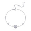 S925 silver bracelet Moissanite new style jewelry silver plated platinum silver jewelry source factory wholesale