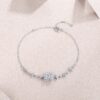 Bracelet S925 Silver 1 Carat Moissanite Bracelet Hot Sale on Etsy Jewelry Guangzhou Factory In Stock