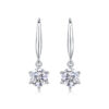 S925 Silver Earrings Moissanite Dancing Wind Long Earrings New Live Hot Selling Earrings Source Wholesale