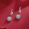 S925 silver earrings Moissanite Dream Seeker long earrings new live broadcast hot-selling earrings in stock wholesale