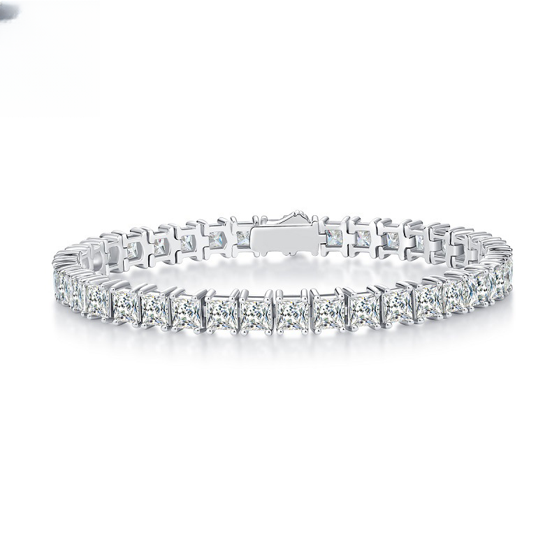 S925 Silver Moissanite Bracelet Fashion Hot Sale Rising Star Bracelet In Stock Source Jewelry Wholesale