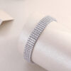 2.0mm bracelet 4-row moissanite new S925 silver bracelet cross-border Amazon hot-selling jewelry in stock wholesale