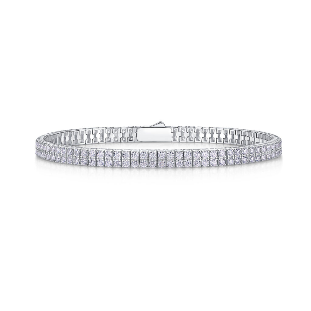 S925 Silver Bracelet Moissanite New Bracelet Cross-border Hot-selling Jewelry Source Panyu Factory In-stock Wholesale