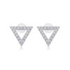 Cross-border new S925 silver earrings Moissanite hoop earrings live temu hot-selling jewelry wholesale