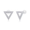 Cross-border new S925 silver earrings Moissanite hoop earrings live temu hot-selling jewelry wholesale