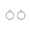 S925 Silver Exploration Stud Earrings Moissanite New Circle Earrings Live Cross-border Hot-selling Jewelry Wholesale