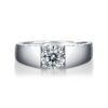 Silver S925 Style Men's Ring New Fashion Moissanite Adjustable Couple Jewelry for Men and Women Wholesale in Stock