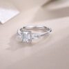 New Cross-border S925 Silver Contractual Clause Ring Moissanite Ring Amazon Temu Hot Selling Source Wholesale