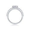 S925 Silver Ring Moissanite Closed Ring Cross-border Hot Sale New Source Wholesale Spot Distribution