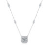 S925 silver necklace Moissanite Dream Pendant Fashion Clavicle Chain Accessories Gift Source Wholesale in Stock