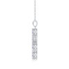 High-end S925 Silver Cross Necklace for Women, Personalized Fashion Party Versatile Hot-selling Moissanite Clavicle Chain