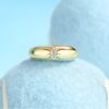 S925 Silver Moissanite Ring for Women with Niche High-end Cross-border Trade Ins Style in Gold Wholesale Silver Jewelry