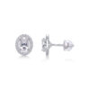 Cross-border S925 silver earrings Moissanite new hoop temu Amazon hot-selling earrings wholesale