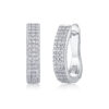 S925 Silver Slow Rhythm Earrings Moissanite New Hoop Earrings Live Cross-border Hot Selling Jewelry Wholesale