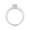 Moissanite ring oval simple closed cross-border Amazon hot-selling silver ring new stock wholesale