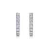 S925 Silver Earrings 2.0mm Moissanite New Model Hoop Live Cross-border Hot Selling Earrings Wholesale