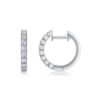 S925 Silver Earrings 2.0mm Moissanite New Model Hoop Live Cross-border Hot Selling Earrings Wholesale