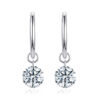 S925 silver hoop Moissanite new earrings cross-border hot-selling jewelry in stock Panyu factory wholesale